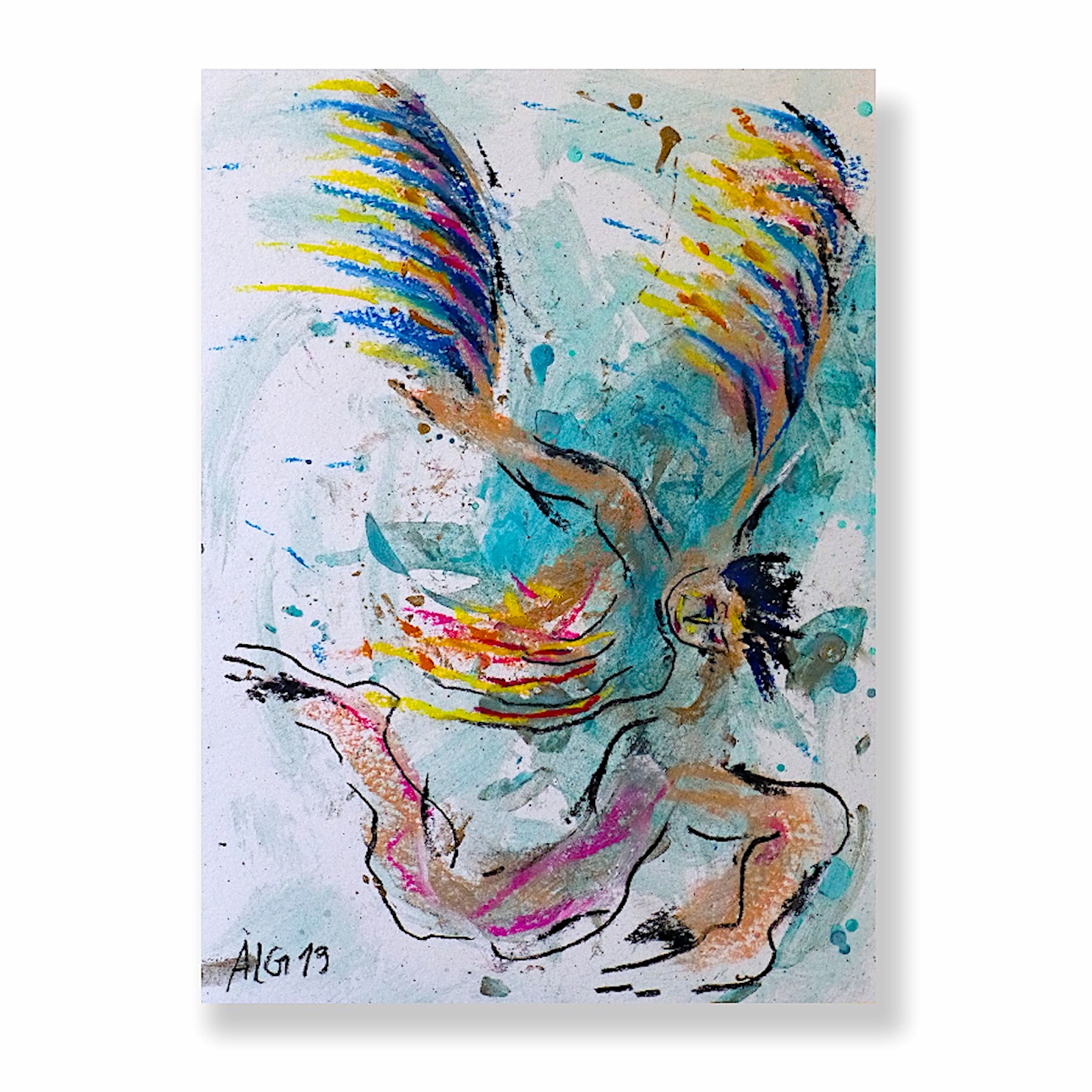 Drawing \ Charcoal chalk pastel 40cm